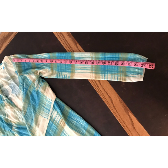 Anthropologie Sparrow Revolution Draped Crosshatch Plaid Cardigan - Size Small - Picture 6 of 12